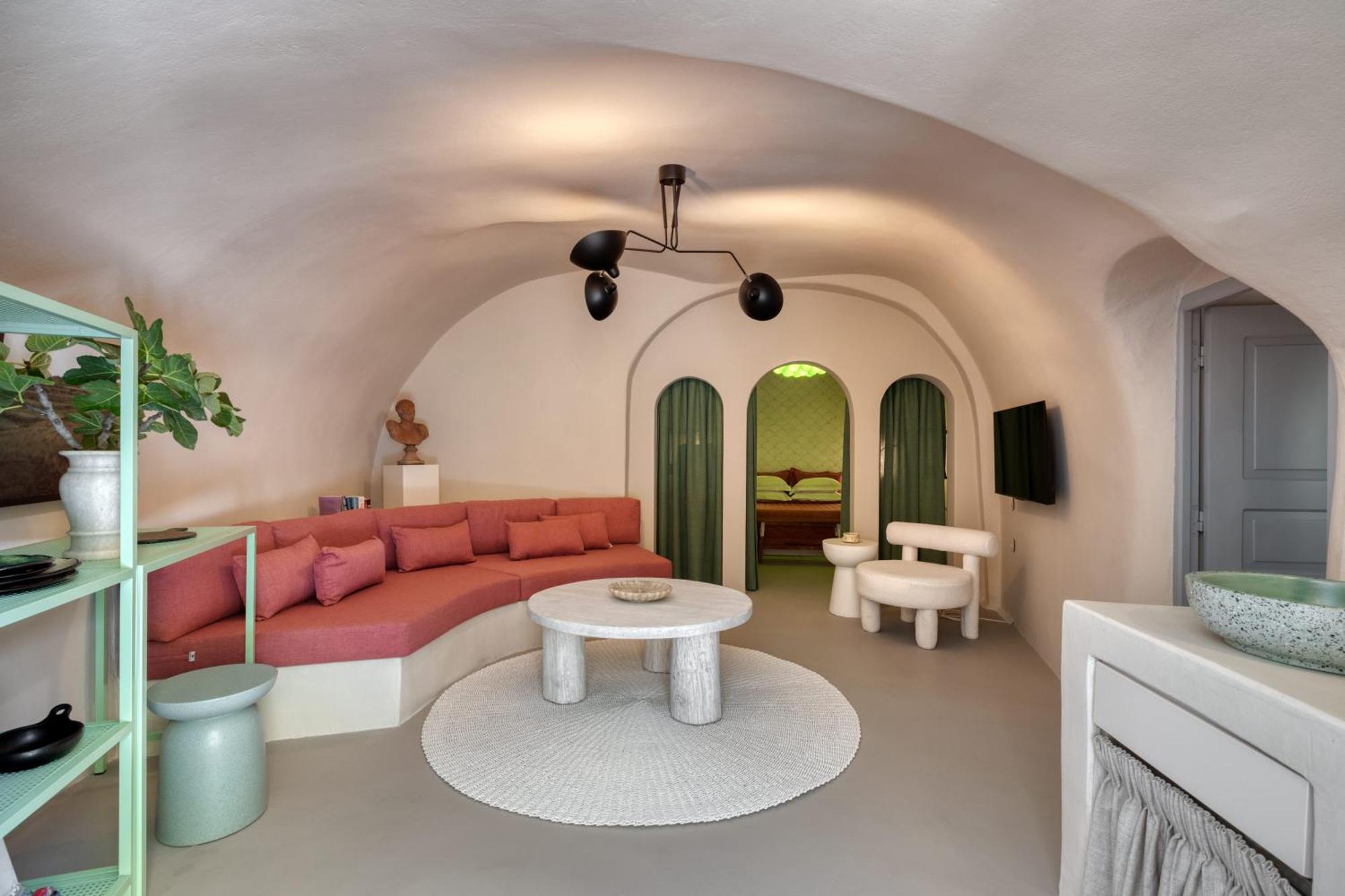 Hermes Cave House By Oias Local Cave Houses Exteriér fotografie