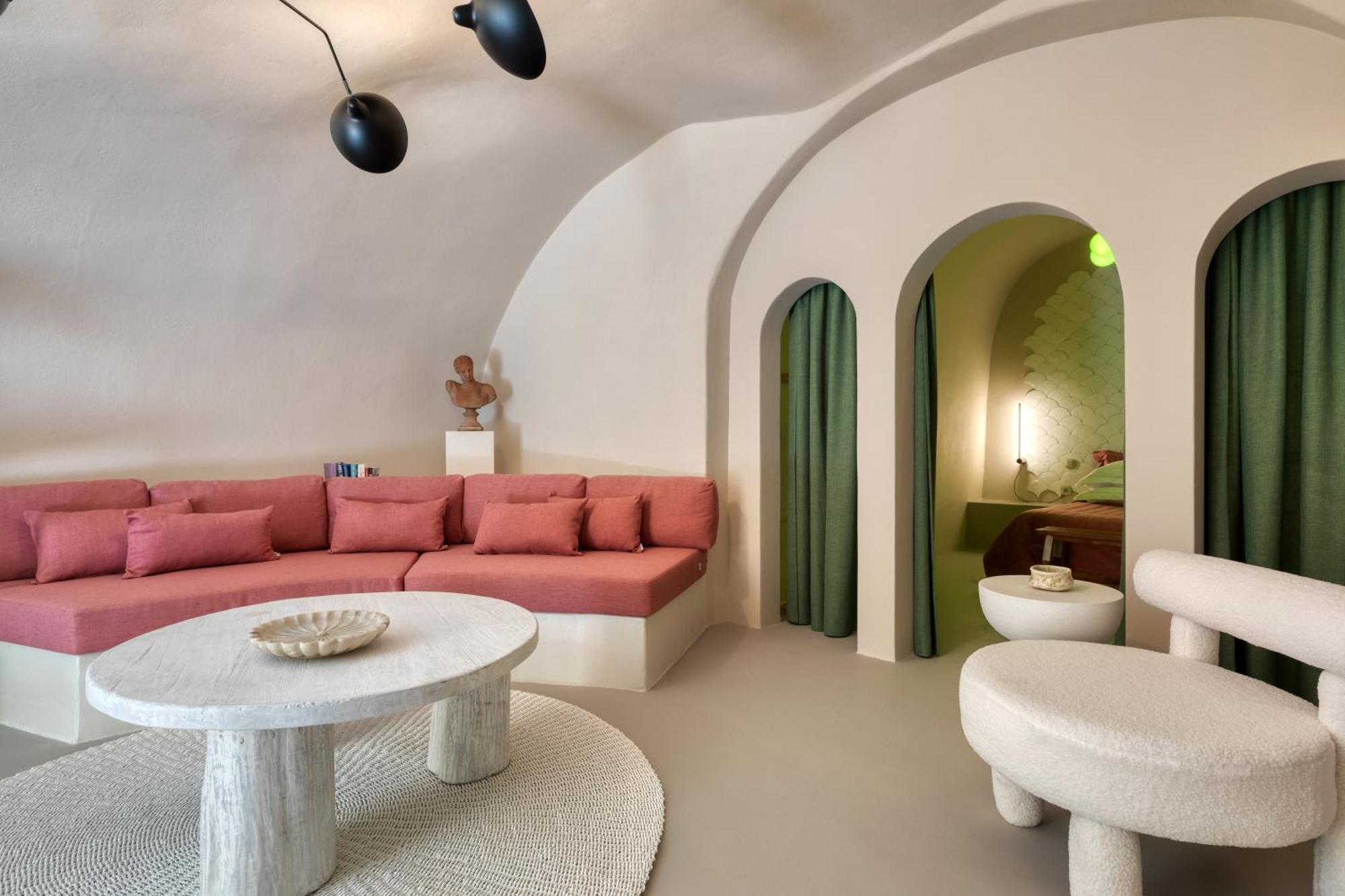 Hermes Cave House By Oias Local Cave Houses Exteriér fotografie